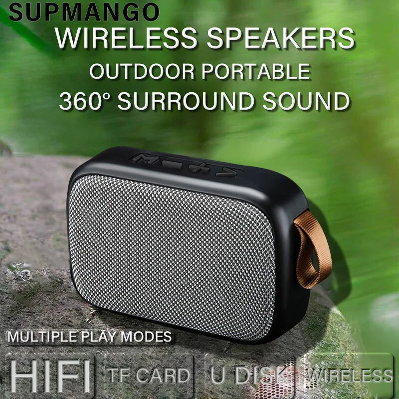 SUPMANGO Portable Outdoor Bluetooth 5.0 Speaker – Mini Wireless Loudspeaker with 3D Stereo HiFi Surround Sound for Travel & Adventure - Premium speaker from Lizard Vigilante - Just $28.88! Shop now at Lizard Vigilante