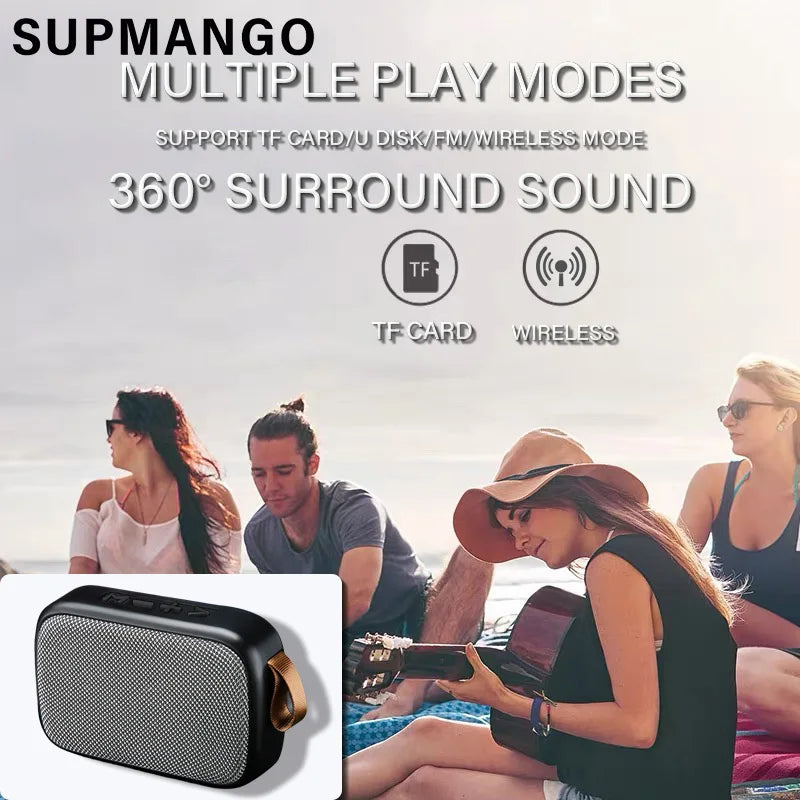 SUPMANGO Portable Outdoor Bluetooth 5.0 Speaker – Mini Wireless Loudspeaker with 3D Stereo HiFi Surround Sound for Travel & Adventure - Premium speaker from Lizard Vigilante - Just $28.88! Shop now at Lizard Vigilante