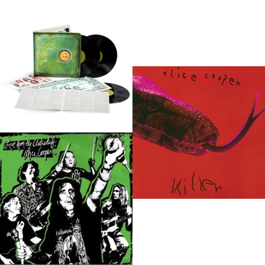 Live From The Astroturf (Glow-In-The-Dark LP Vinyl/DVD) & Billion Dollar Babies (50Th Anniversary/Deluxe/3LP) & Killer (Expanded & Remastered/3LP)