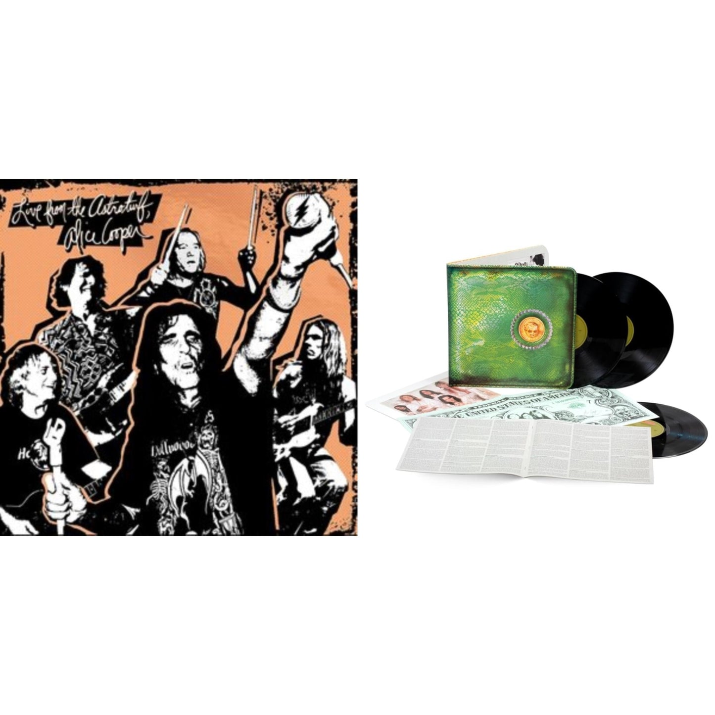 Live From The Astroturf (Apricoot LP Vinyl/DVD) & Billion Dollar Babies (50Th Anniversary/Deluxe/3LP)
