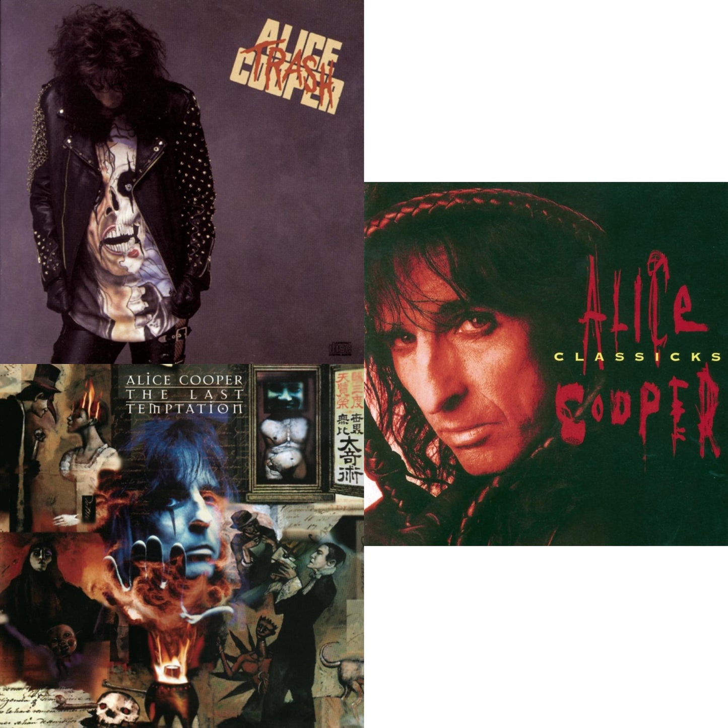 Trash & Last Temptation & Alice Cooper Classicks