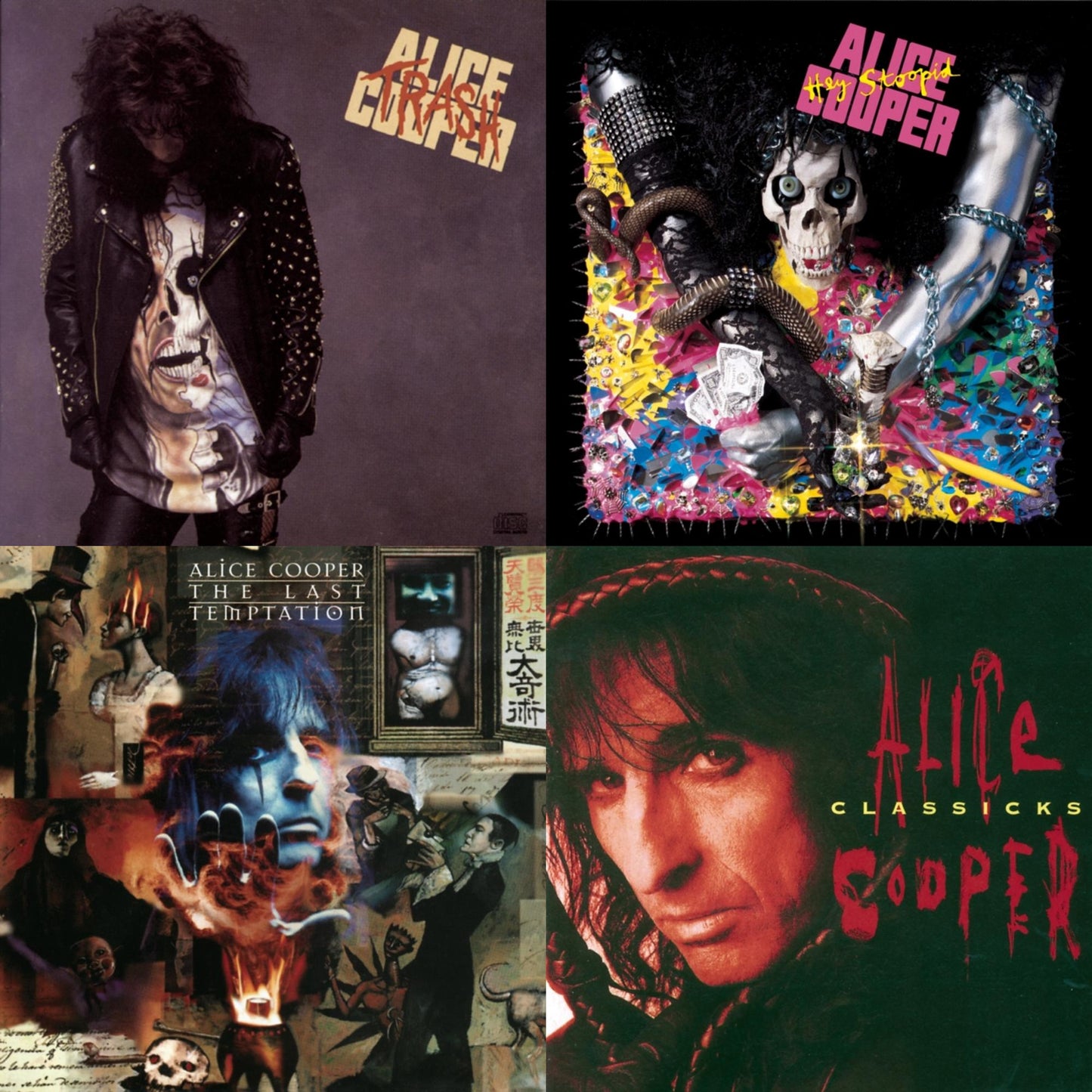 Trash & Hey Stoopid & Last Temptation & Alice Cooper Classicks