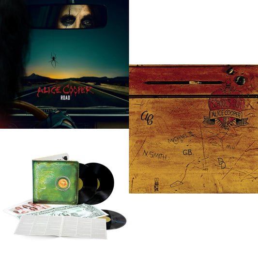 Road (Orange Marbled Vinyl/2LP/DVD) & Billion Dollar Babies (50Th Anniversary/Deluxe/3LP) & School's Out (Expanded & Remastered/3LP)