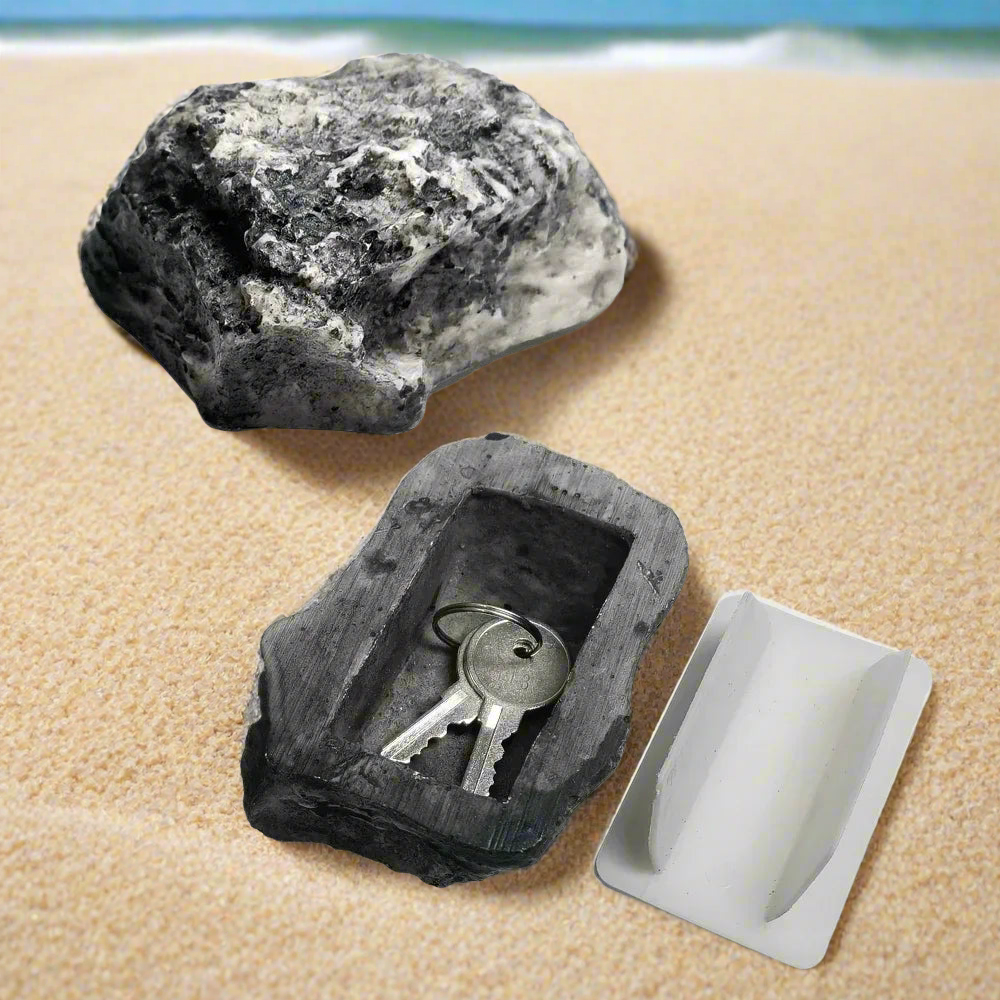 Garden Stone Hide a Spare Key Fake Rock Camouflage Stone Diversion Looks Like Real Stone Safe for Outdoor Yard, Geocaching - Premium key rock from Lizard Vigilante - Just $16.99! Shop now at Lizard Vigilante