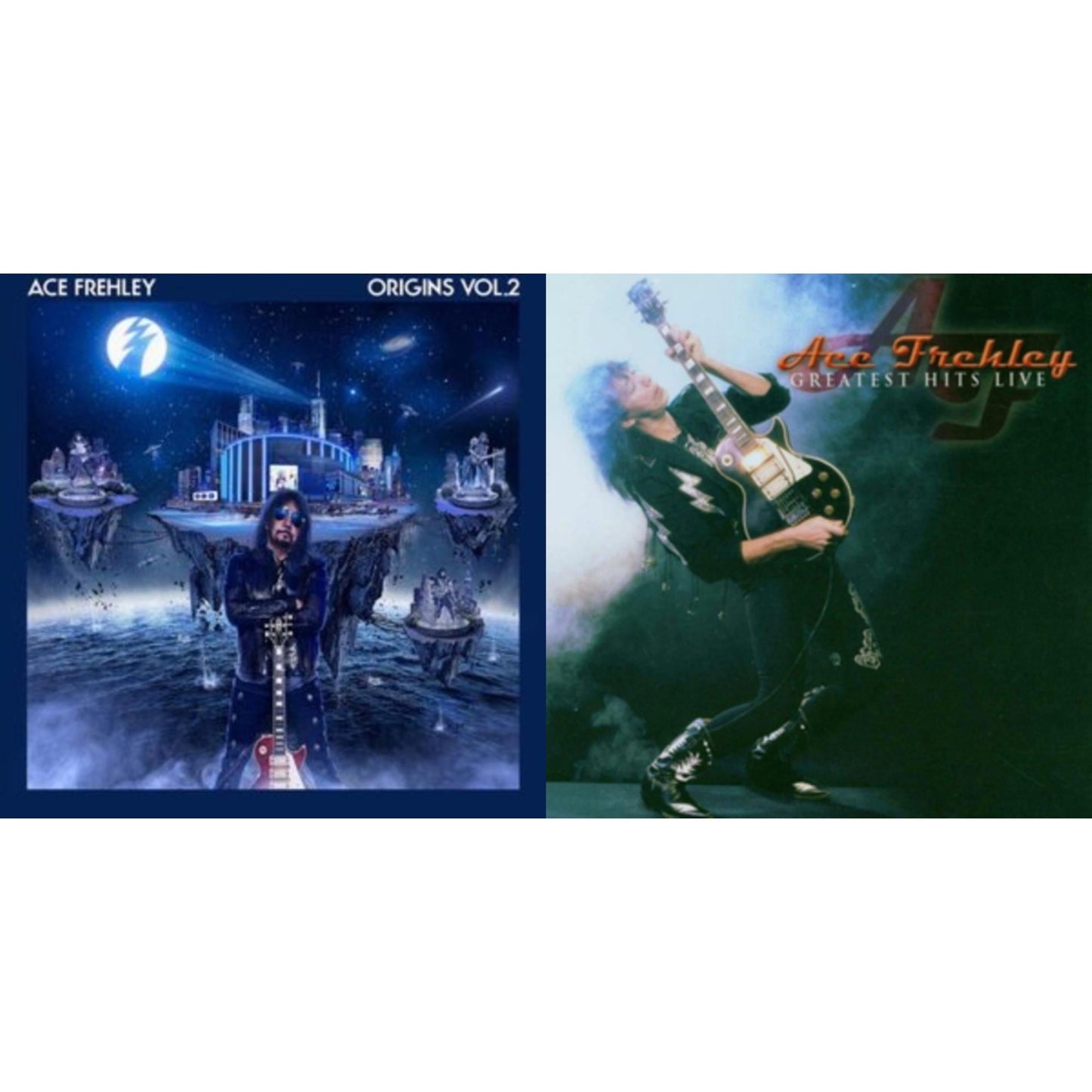 Ace Frehley - Greatest Hits Live & Origins Vol.2 (Blue & White LP Vinyl)