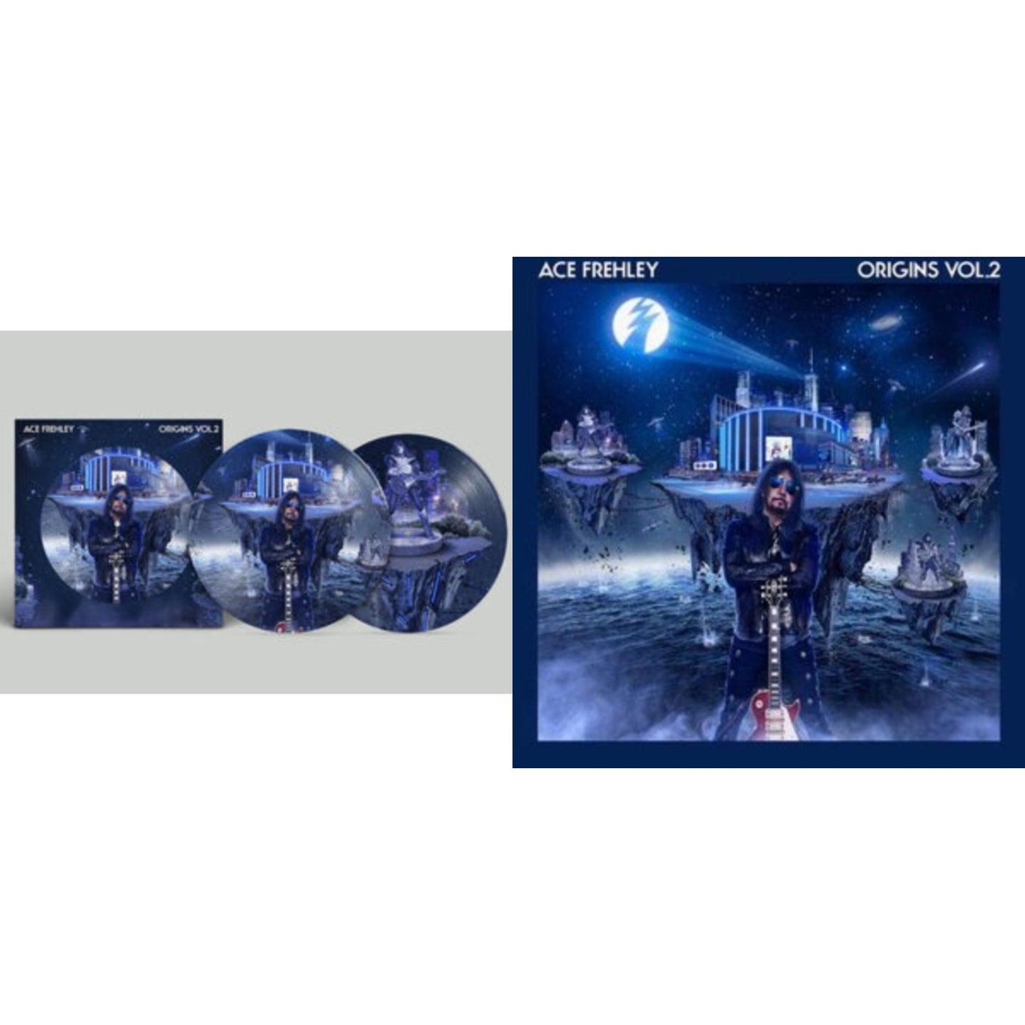 Ace Frehley - Origins Vol.2 (Blue & White LP Vinyl) & Origins: Vol. 2 (Picture Disc)