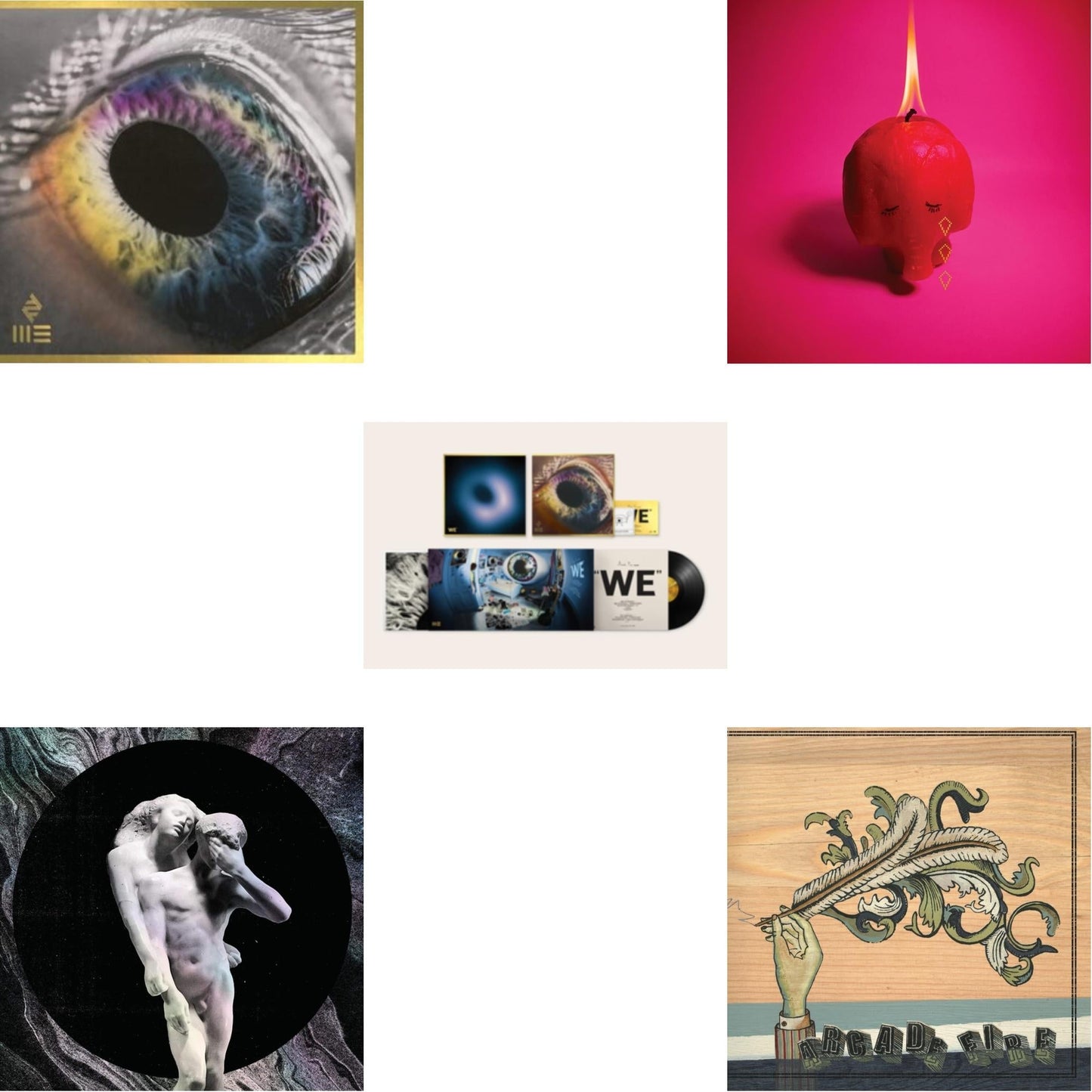 Reflektor (2LP/180G) & We (180G) & We (180G/White LP Vinyl) (I) & Pink Elephant    & Funeral (150G/Gatefold)