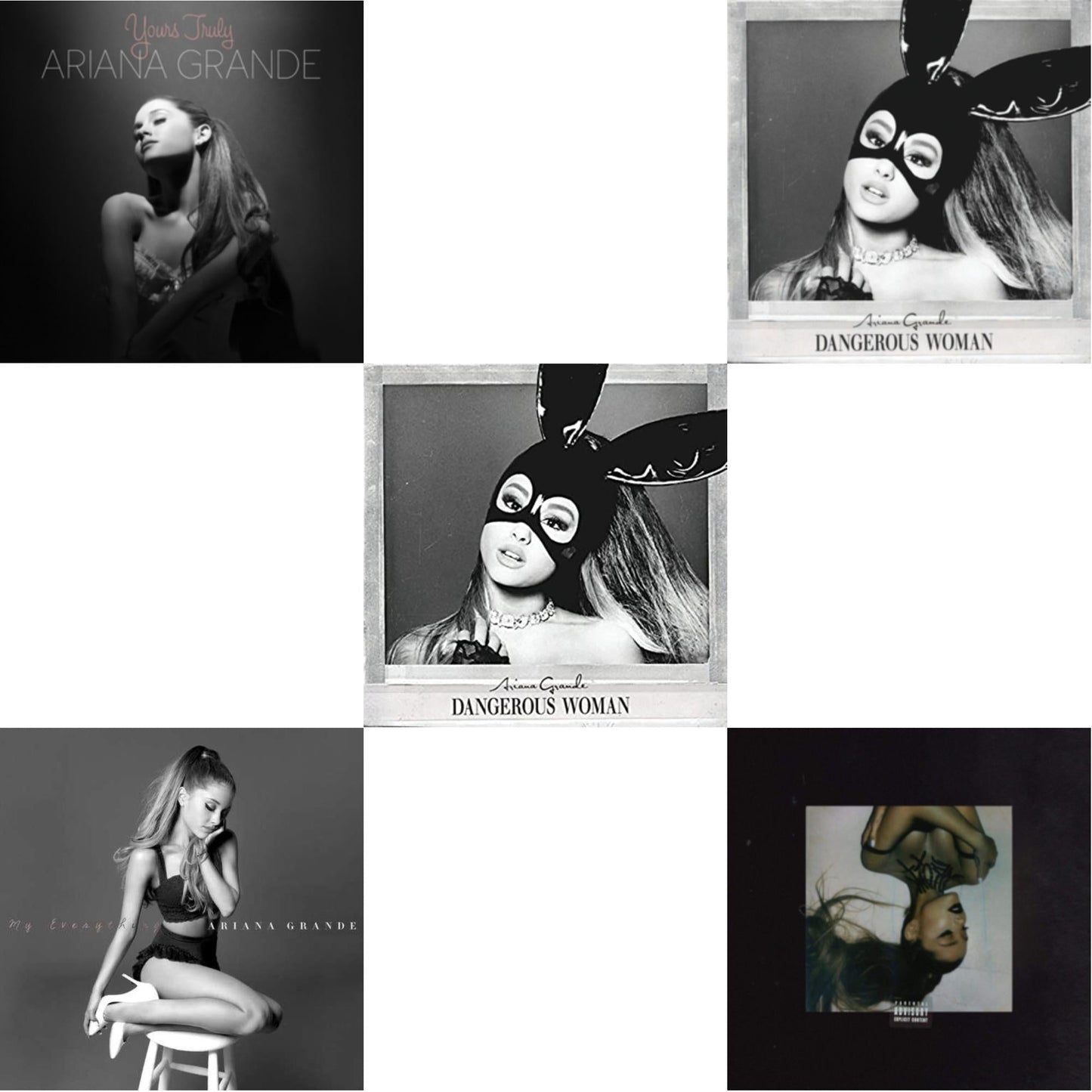 Yours Truly & My Everything & Dangerous Woman & Dangerous Woman & Thank U Next (X)