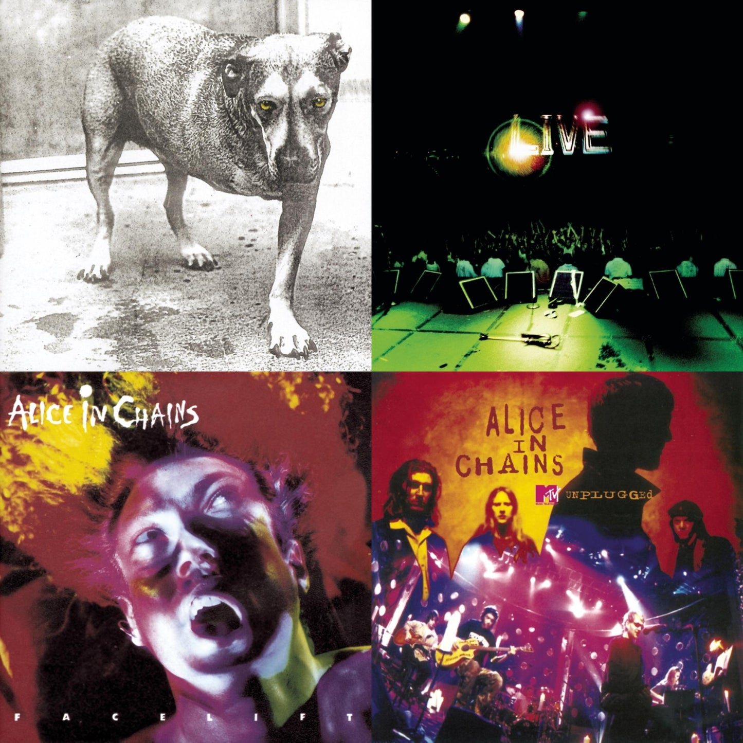 Unplugged & Live & Facelift & Alice In Chains