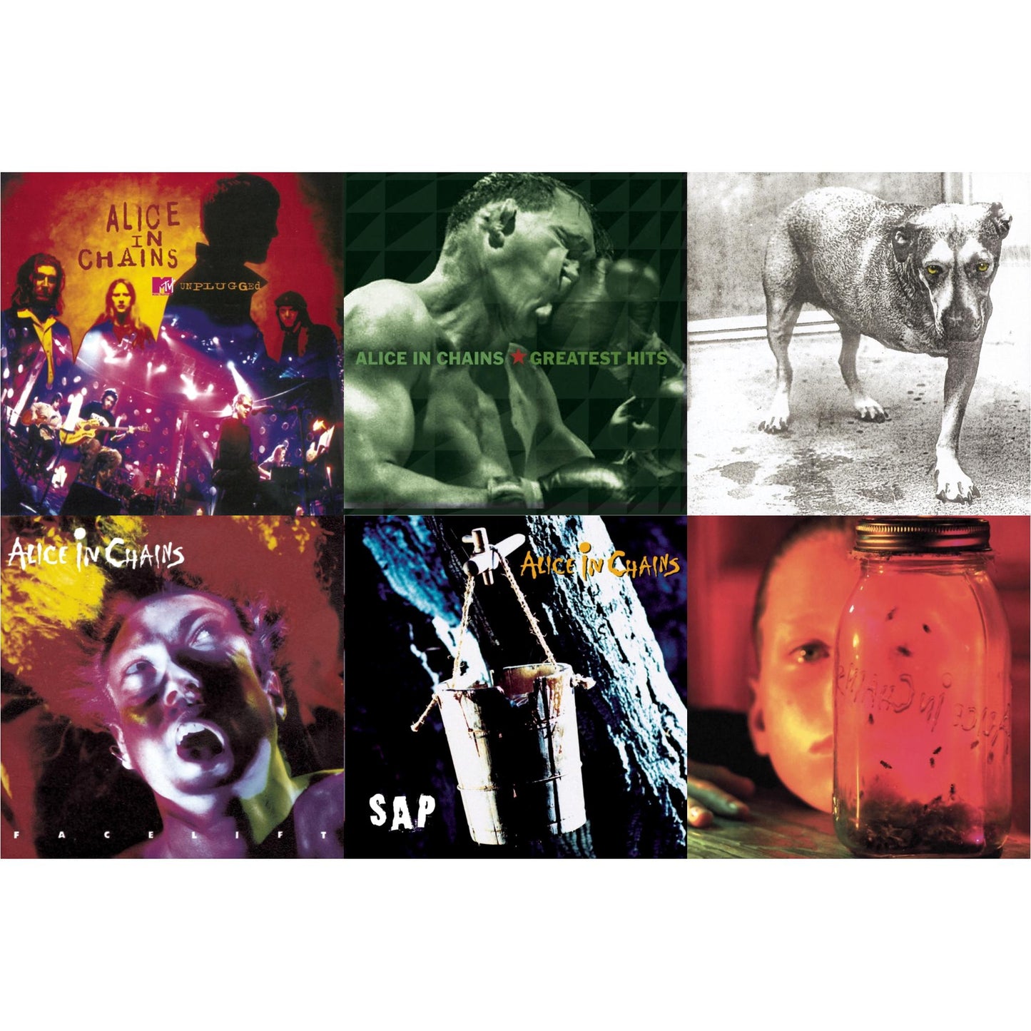 Alice In Chains - Jar Of Flies & Greatest Hits & Unplugged & Sap & Facelift & Alice In Chains - CD Bundle