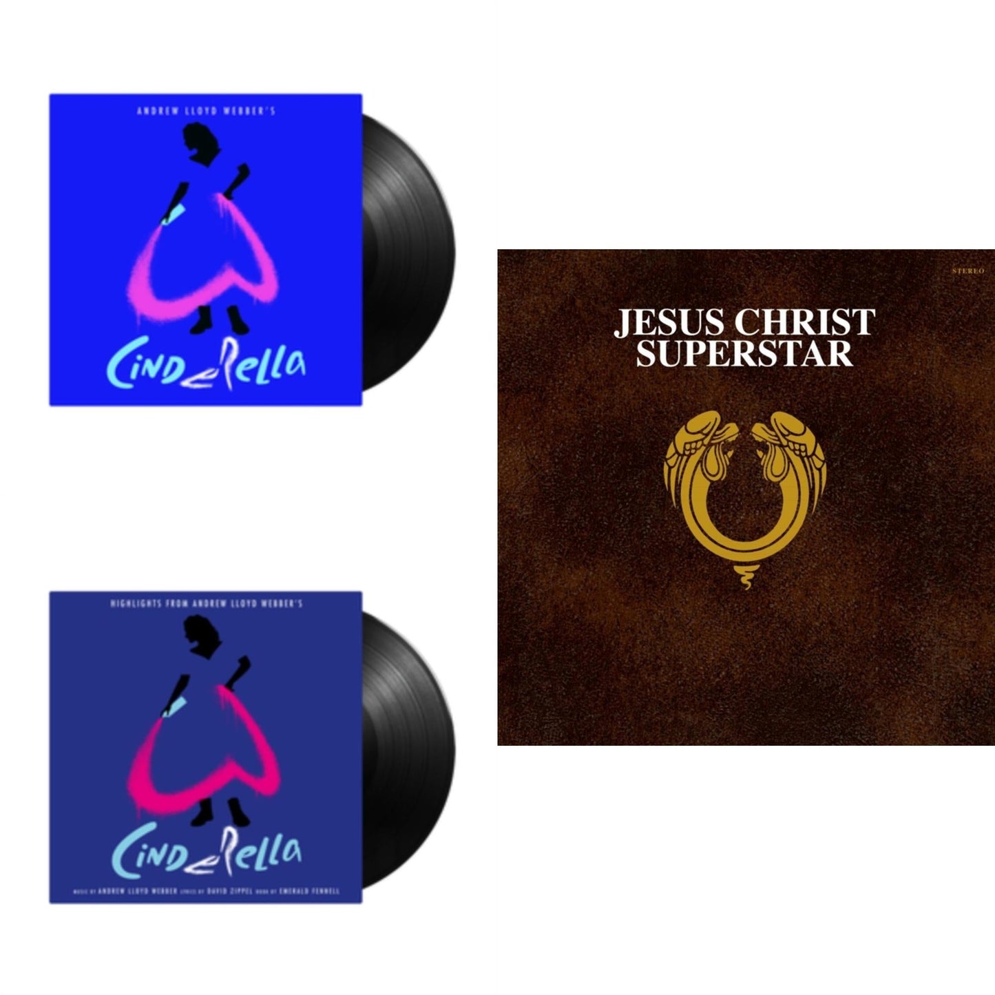 Jesus Christ Superstar (50Th Anniversary/2LP) & Andrew Lloyd Webber’S Cinderella (3LP) & Highlights From Andrew Lloyd Webber’S Cinderella