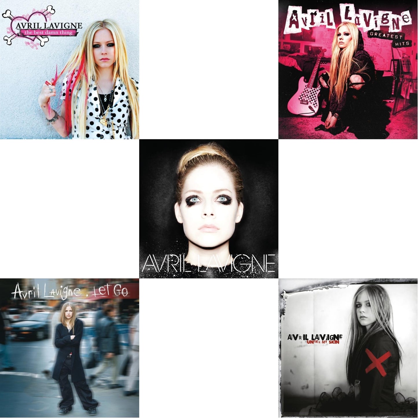 Greatest Hits (2LP) & Let Go (2LP) & Under My Skin & Best Damn Thing (2LP) & Avril Lavigne (2LP)