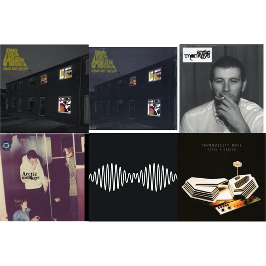 Arctic Monkeys - Favourite Worst Nightmare & Favourite Worst Nightmare (Gatefold) & Whatever People Say I Am That's What I Am Not & Humbug (Dl Card) & Am (Dl Card) & Tranquility Base Hotel & Casino (Dl Card) - LP Vinyl Bundle