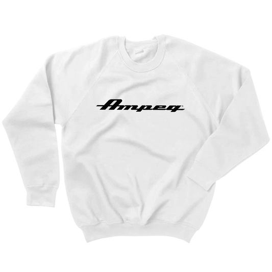 Ampeg Crew Neck Pullover x White