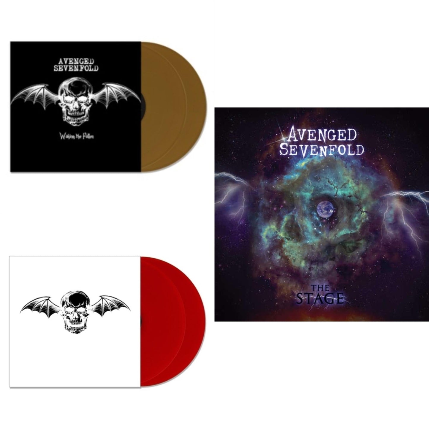 Stage & Waking The Fallen (Gold Vinyl/2LP) & Avenged Sevenfold (Red Vinyl/2LP)