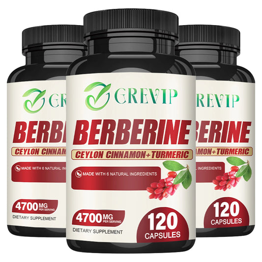 Berberine Power+ Formula — 4700mg Advanced Heart, Metabolism, and Immune Support — 120 Capsules | Turbocharged with Ceylon Cinnamon, Turmeric & Milk Thistle - Premium Supplements from dsers - Just $47.99! Shop now at Lizard Vigilante
