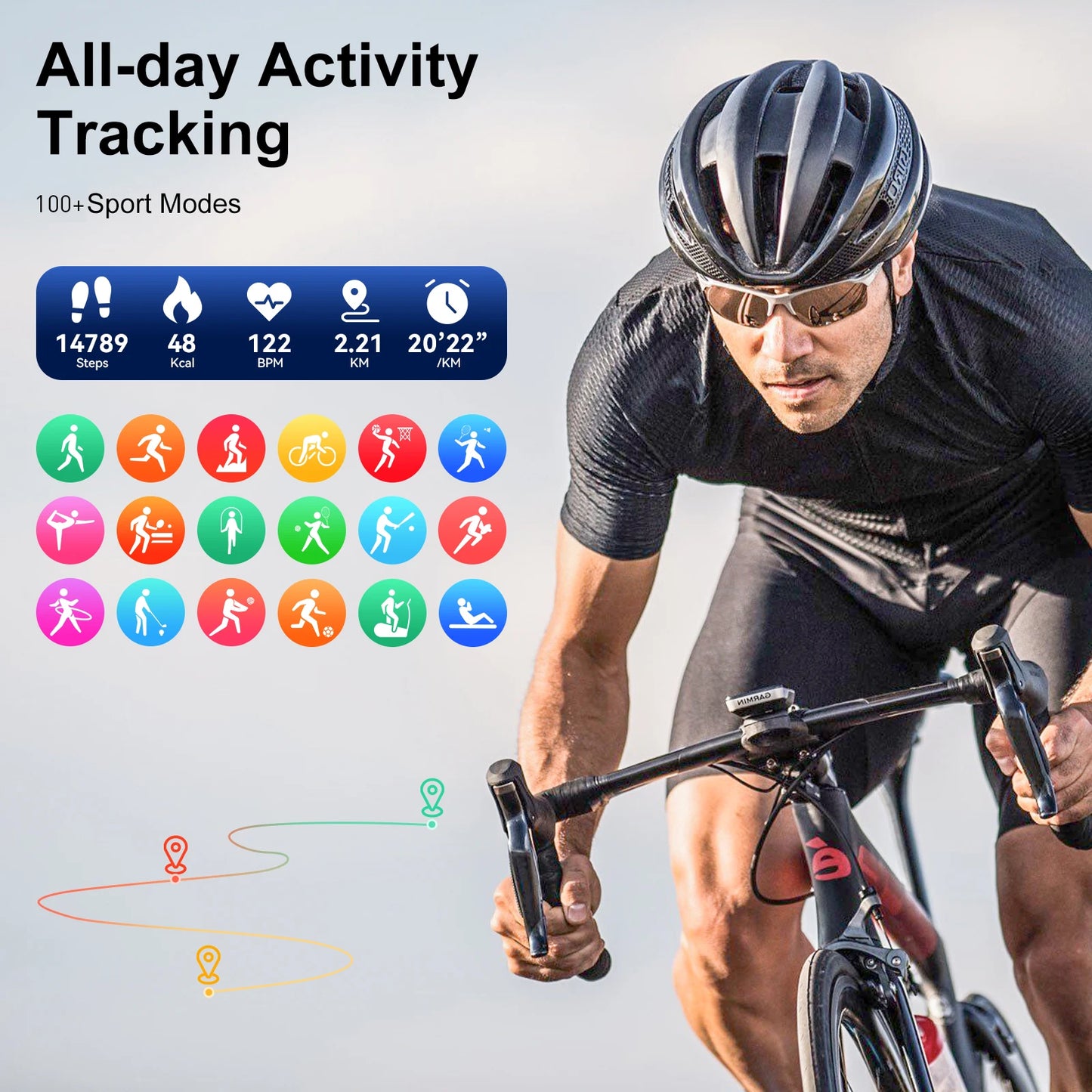 Karchilor Titan Edge Smartwatch 2.01-Inch Curved Screen – Bluetooth Calls, IP68, and Hardcore Fitness Tracking
