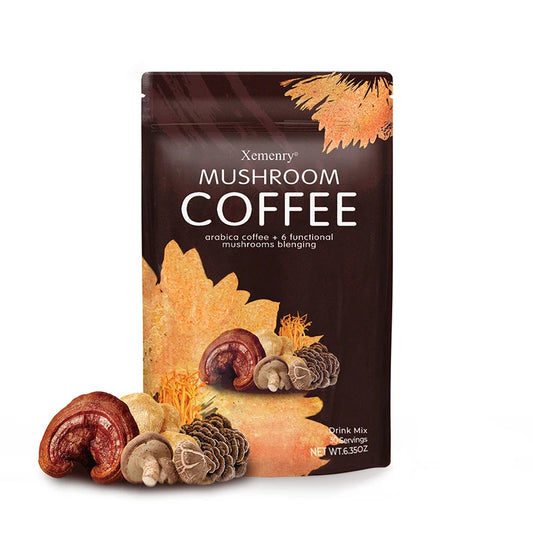 Organic Mushroom Coffee Blend – Lion’s Mane, Cordyceps, Reishi & Shiitake – Focus, Energy, Digestion & Immune Support – 30-Servings Bag - Premium coffee from dsers - Just $31.99! Shop now at Lizard Vigilante