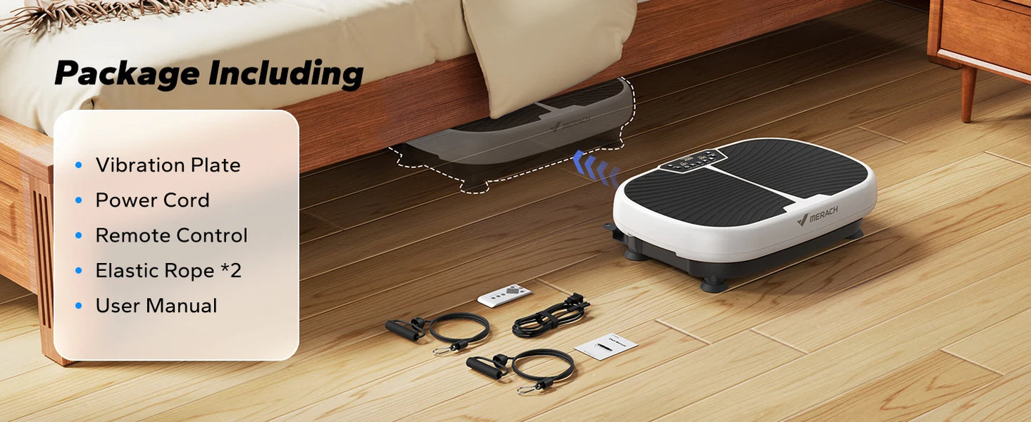 MERACH EMS Vibration Plate Beast — Crush Fat, Pain & Sleep Like a Rockstar with 99 Speeds & Muscle-Blasting EMS Power - Premium vibration exercise machine from dsers - Just $164.99! Shop now at Lizard Vigilante