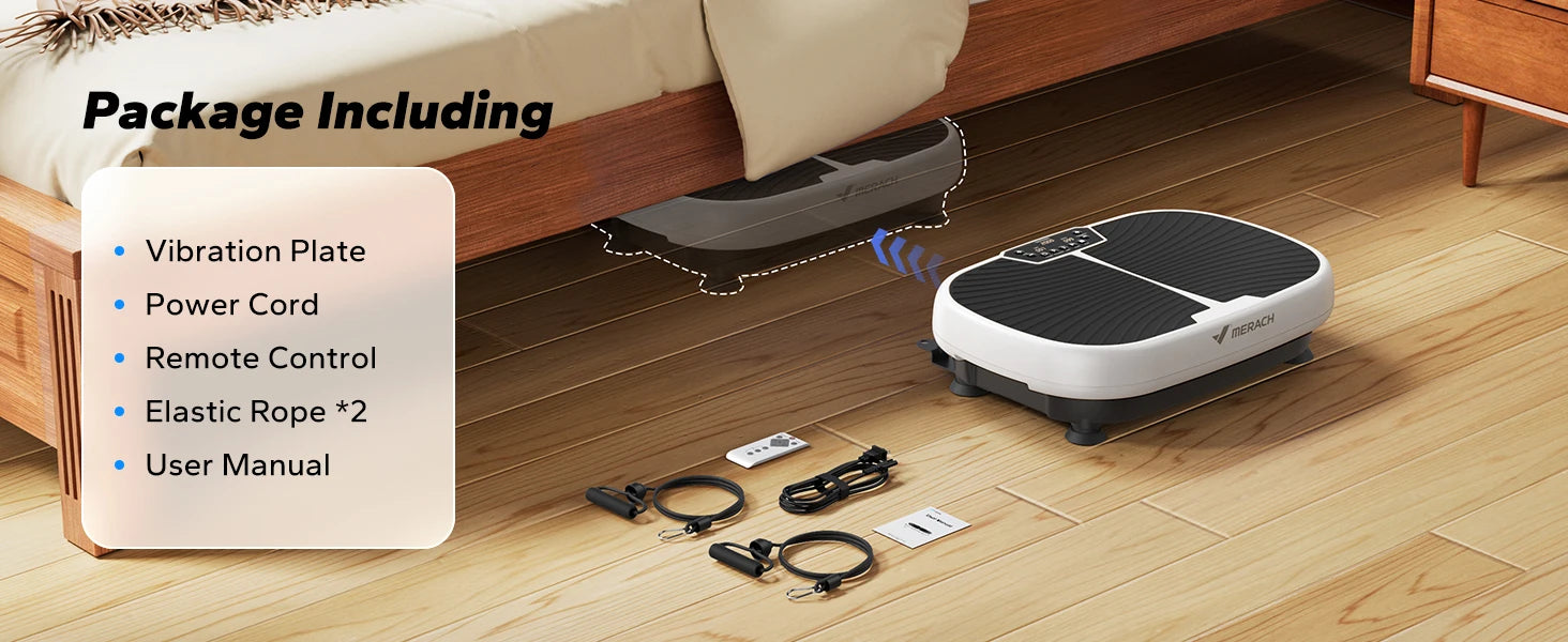 MERACH EMS Vibration Plate Beast — Crush Fat, Pain & Sleep Like a Rockstar with 99 Speeds & Muscle-Blasting EMS Power - Premium vibration exercise machine from dsers - Just $164.99! Shop now at Lizard Vigilante