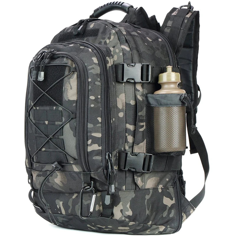 LQARMY 65L Tactical Expandable Warpack – Heavy-Duty Military Grade MOLLE Rucksack for Apocalypse-Ready Hiking, Camping, Travel & Combat - Premium bag from dsers - Just $80.99! Shop now at Lizard Vigilante