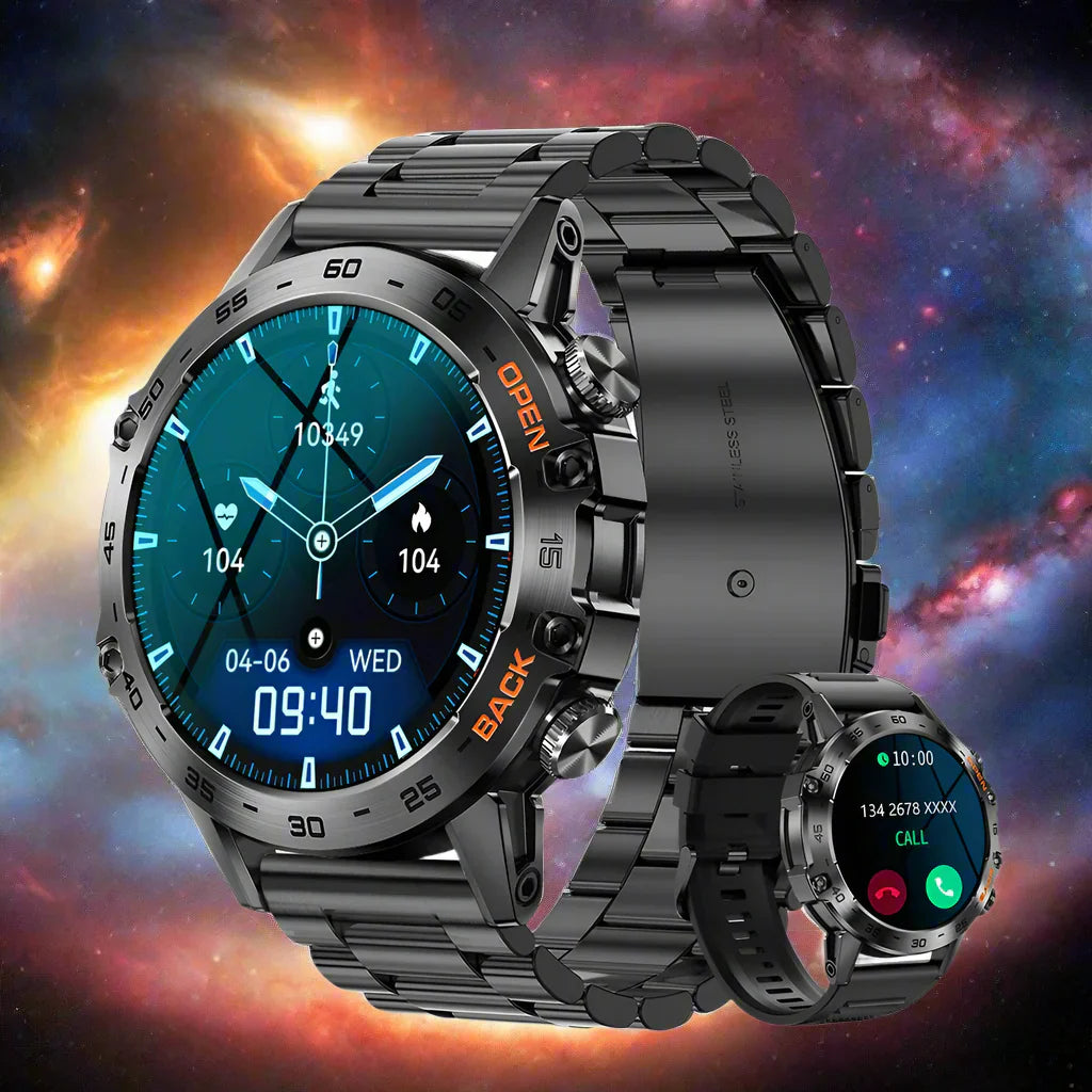 MEVADEN Steel 1.39 Bluetooth Call Smart Watch Men Sports Fitness Tracker Watches IP67 Waterproof Smartwatch for Android IOS MD52 - Premium smartwatch from Lizard Vigilante - Just $53.77! Shop now at Lizard Vigilante