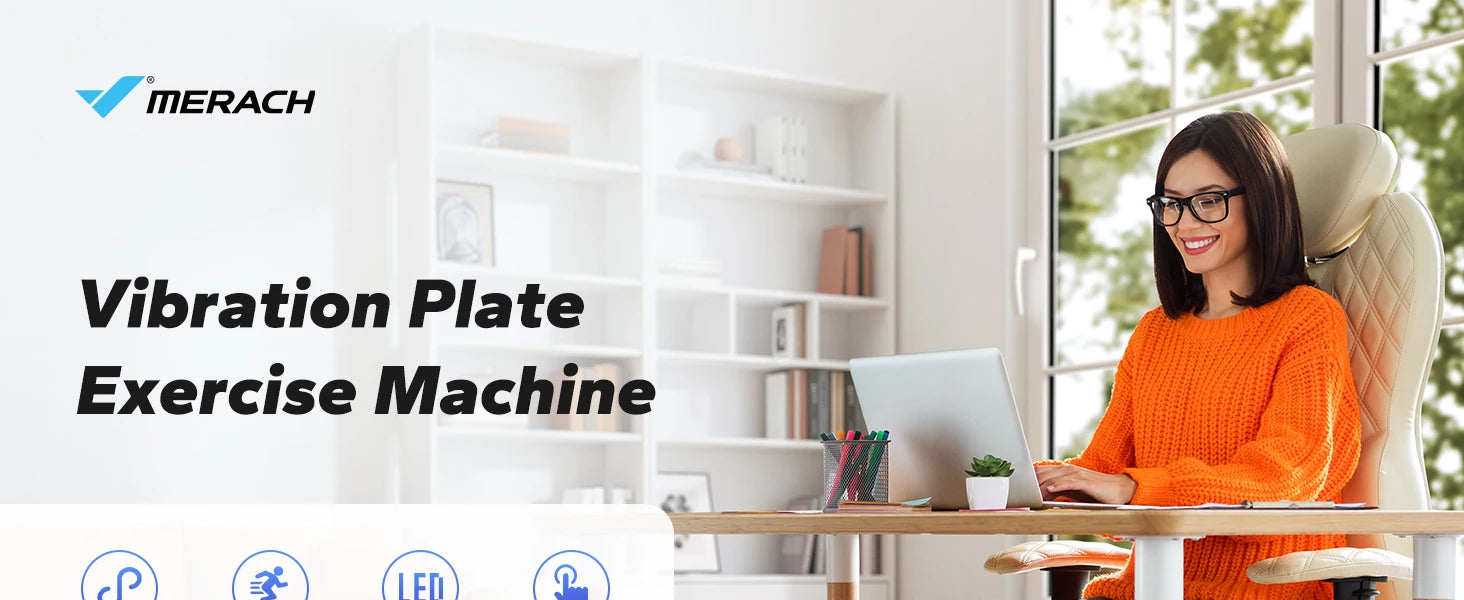 MERACH EMS Vibration Plate Beast — Crush Fat, Pain & Sleep Like a Rockstar with 99 Speeds & Muscle-Blasting EMS Power - Premium vibration exercise machine from dsers - Just $164.99! Shop now at Lizard Vigilante