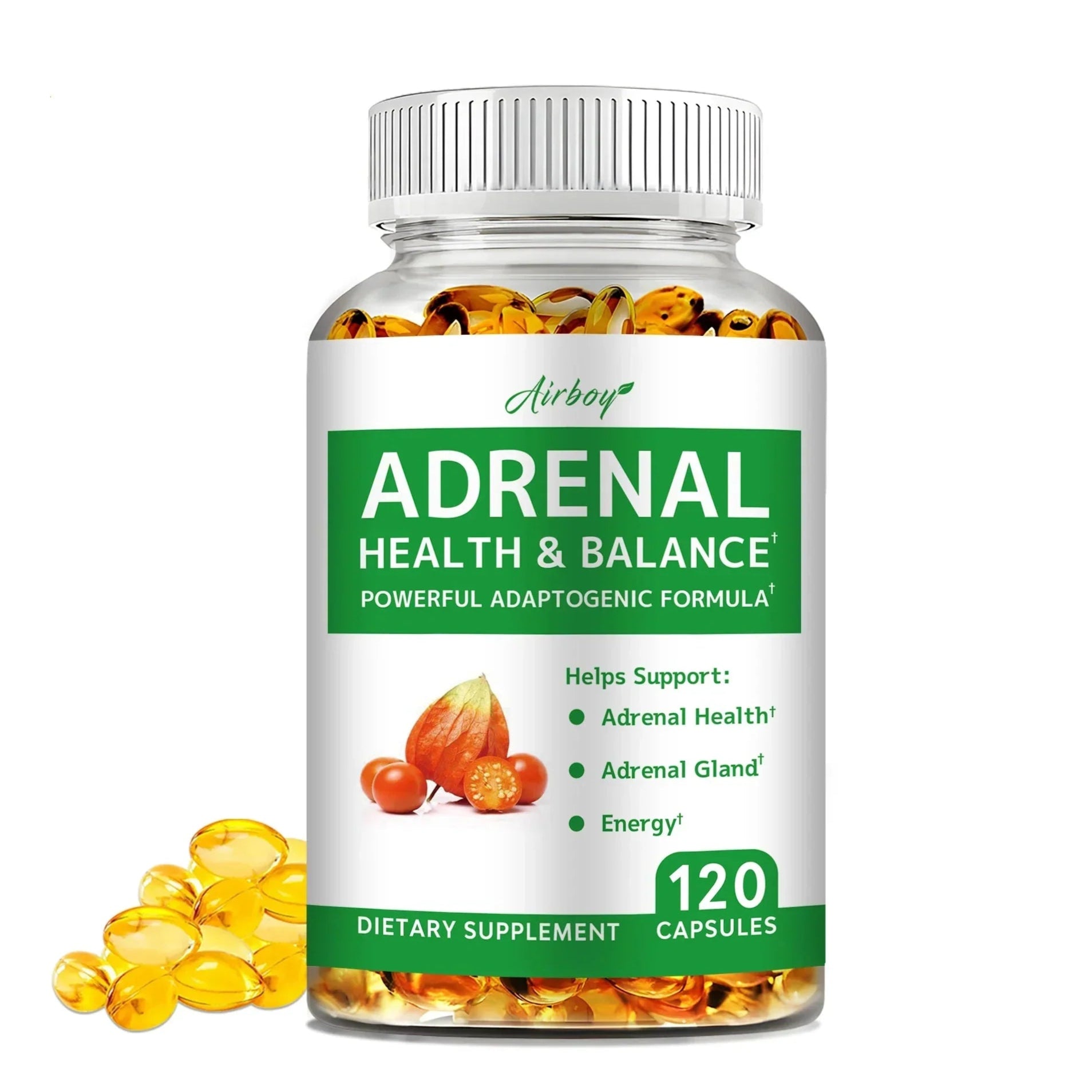 Adrenal Reboot – 120-Capsule Mood-Boosting Stress Relief Formula with Ashwagandha, Rhodiola & Ginseng | Natural Cortisol Manager & Fatigue Fighter  🧠 Product Description (Biohacke - Premium supplements from dsers - Just $29.99! Shop now at Lizard Vigilante