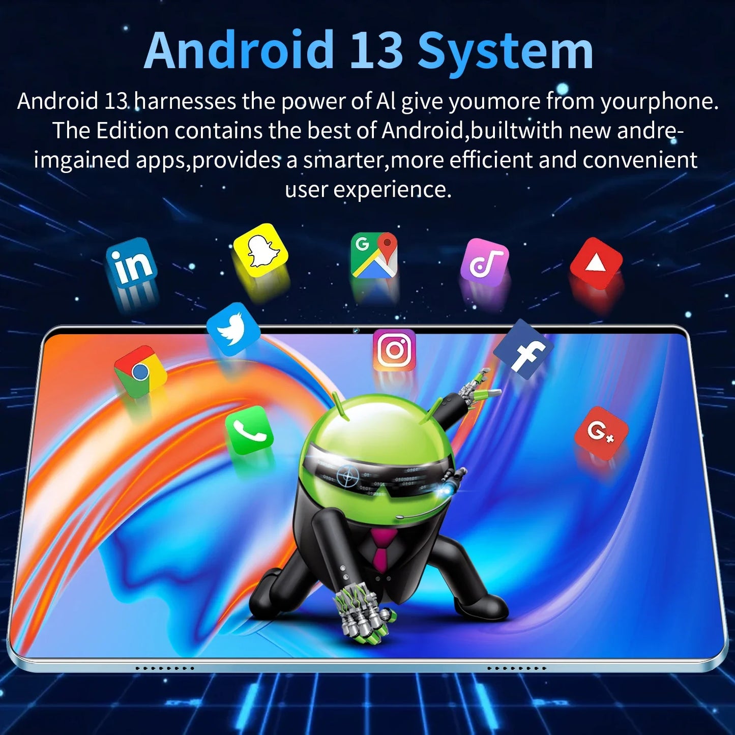 2025 New 10.36Inch Original Tablet 16GB Ram 1TB Rom Android13.0 Dual SIM 10 Core 12000mAh Bluetooth WIFI 5G Network Tablet PC