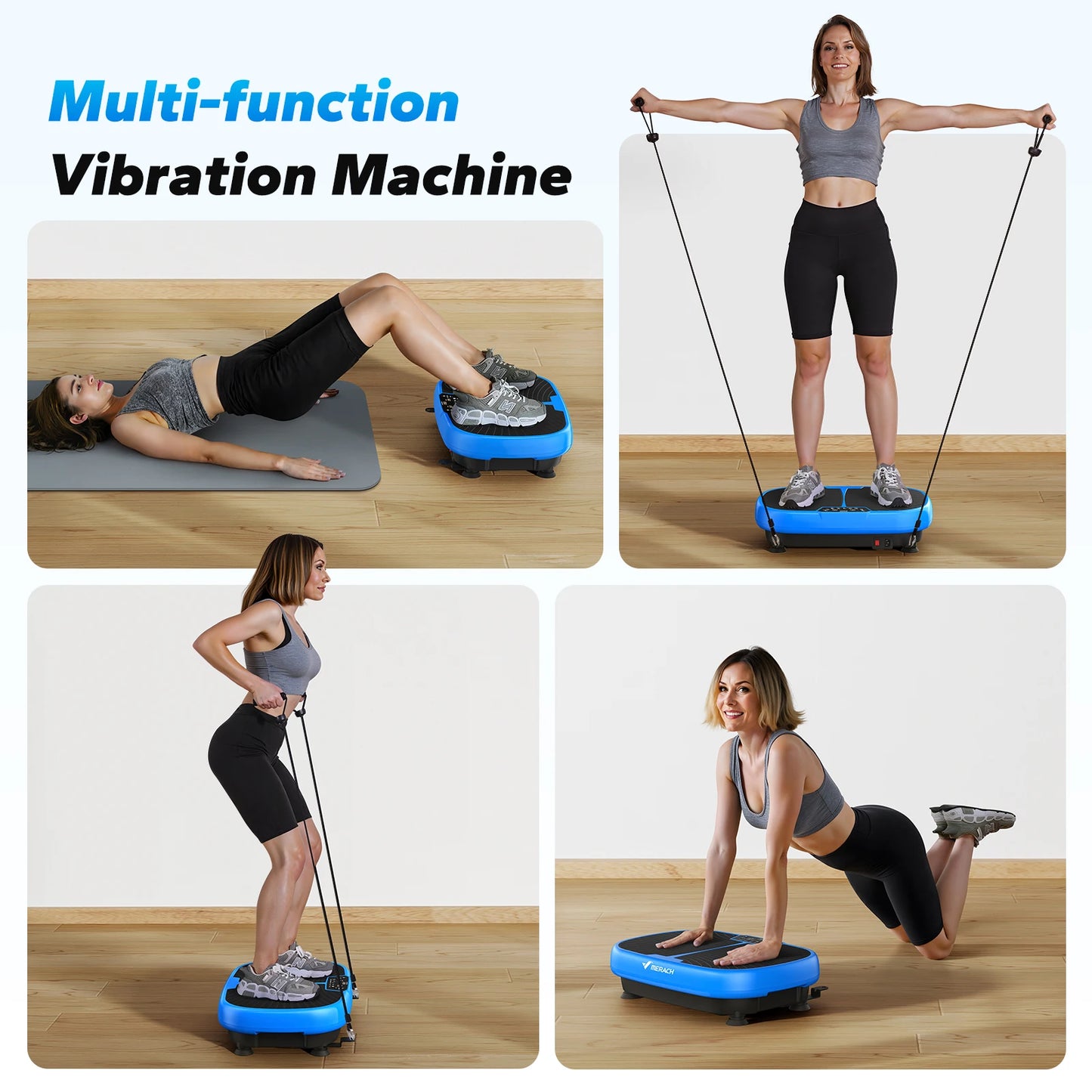 MERACH EMS Vibration Plate Beast — Crush Fat, Pain & Sleep Like a Rockstar with 99 Speeds & Muscle-Blasting EMS Power - Premium vibration exercise machine from dsers - Just $164.99! Shop now at Lizard Vigilante