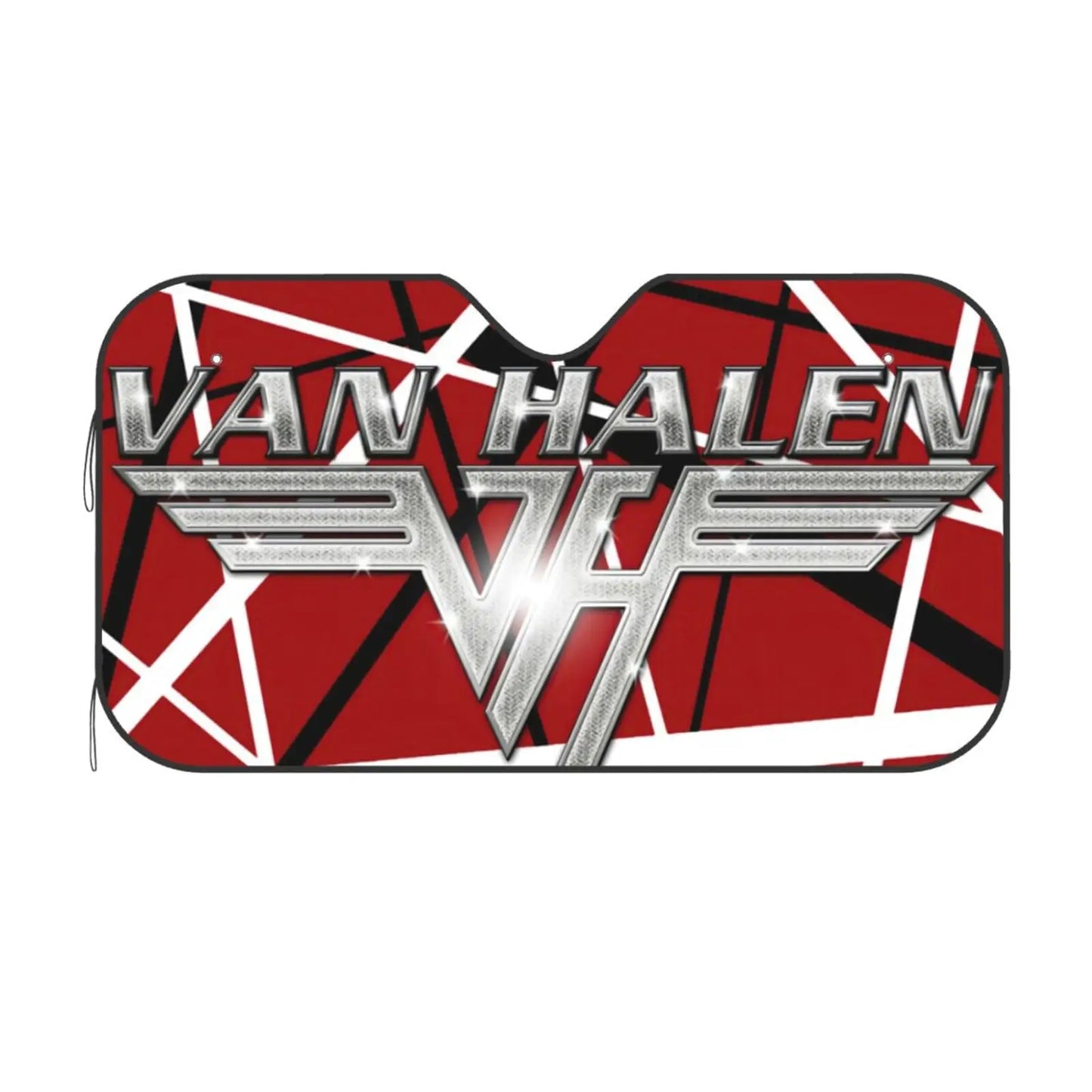 Van Halen Windshield Sun Shade, UV Protection Car Visor, Blocks Sun Heat - Premium auto sun shade from Lizard Vigilante - Just $42.99! Shop now at Lizard Vigilante