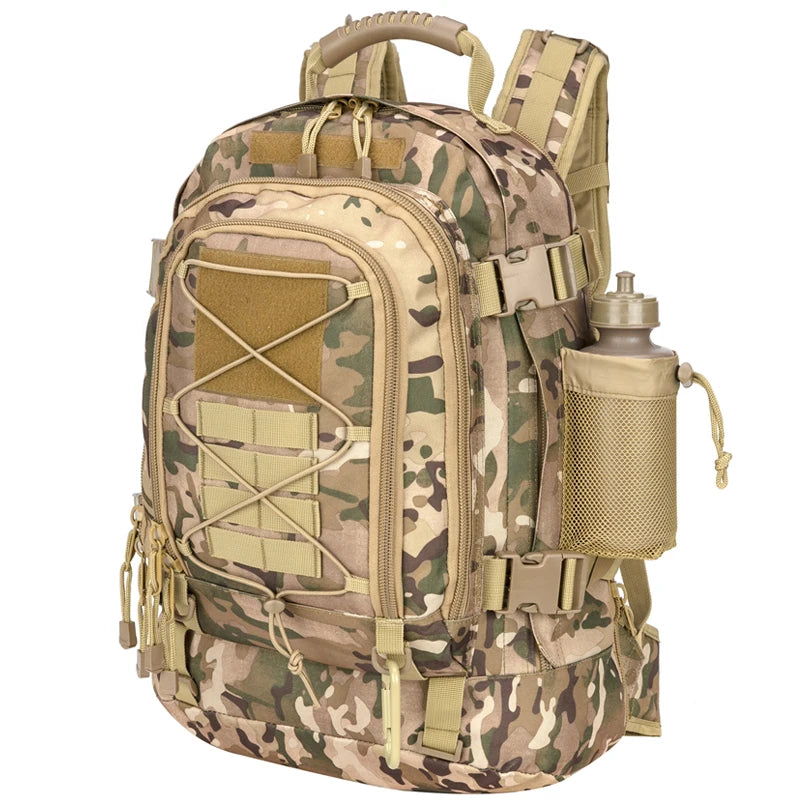 LQARMY 65L Tactical Expandable Warpack – Heavy-Duty Military Grade MOLLE Rucksack for Apocalypse-Ready Hiking, Camping, Travel & Combat - Premium bag from dsers - Just $80.99! Shop now at Lizard Vigilante