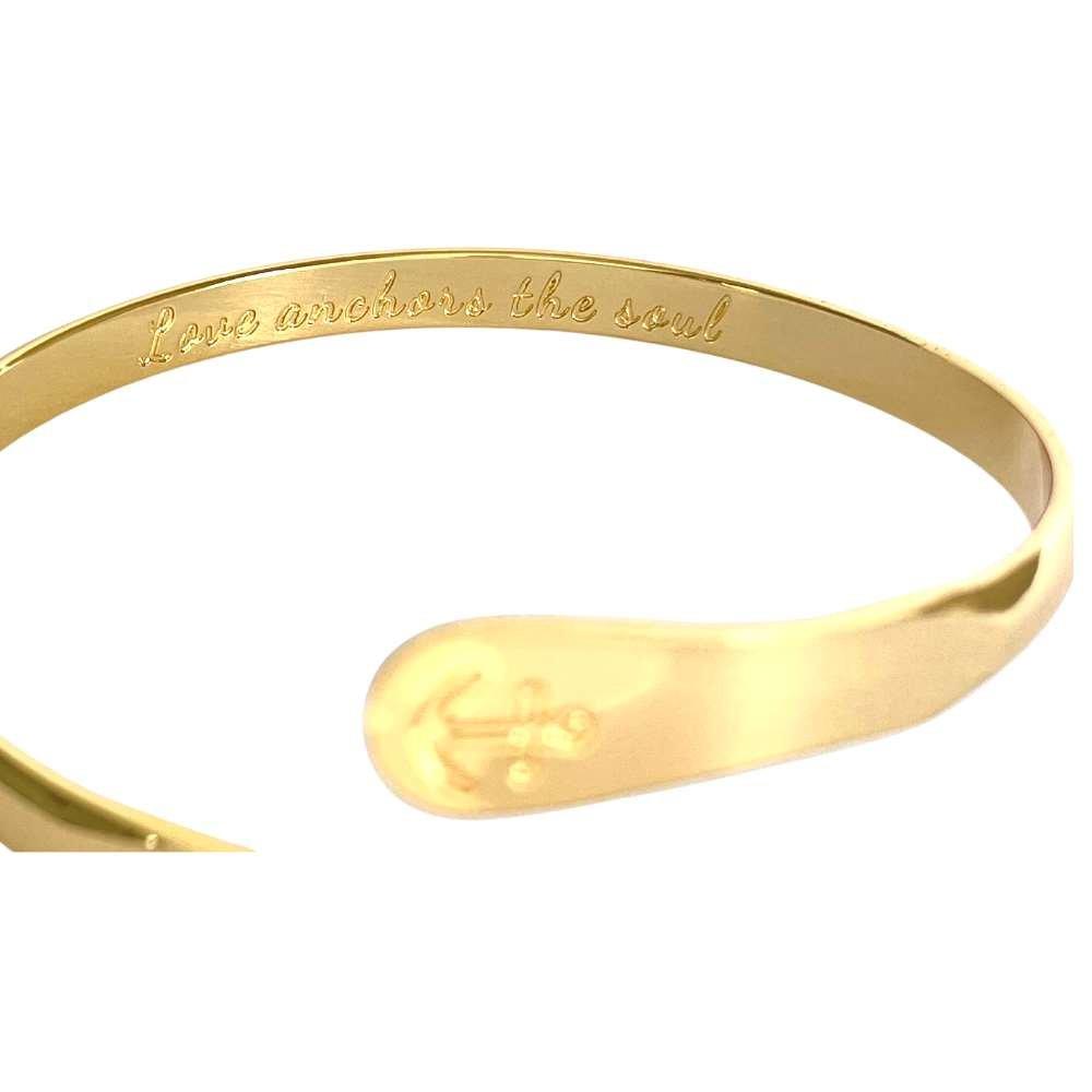 Anchor Bracelet Engraved Bracelets Love Anchors the Soul Anchor Bracelet