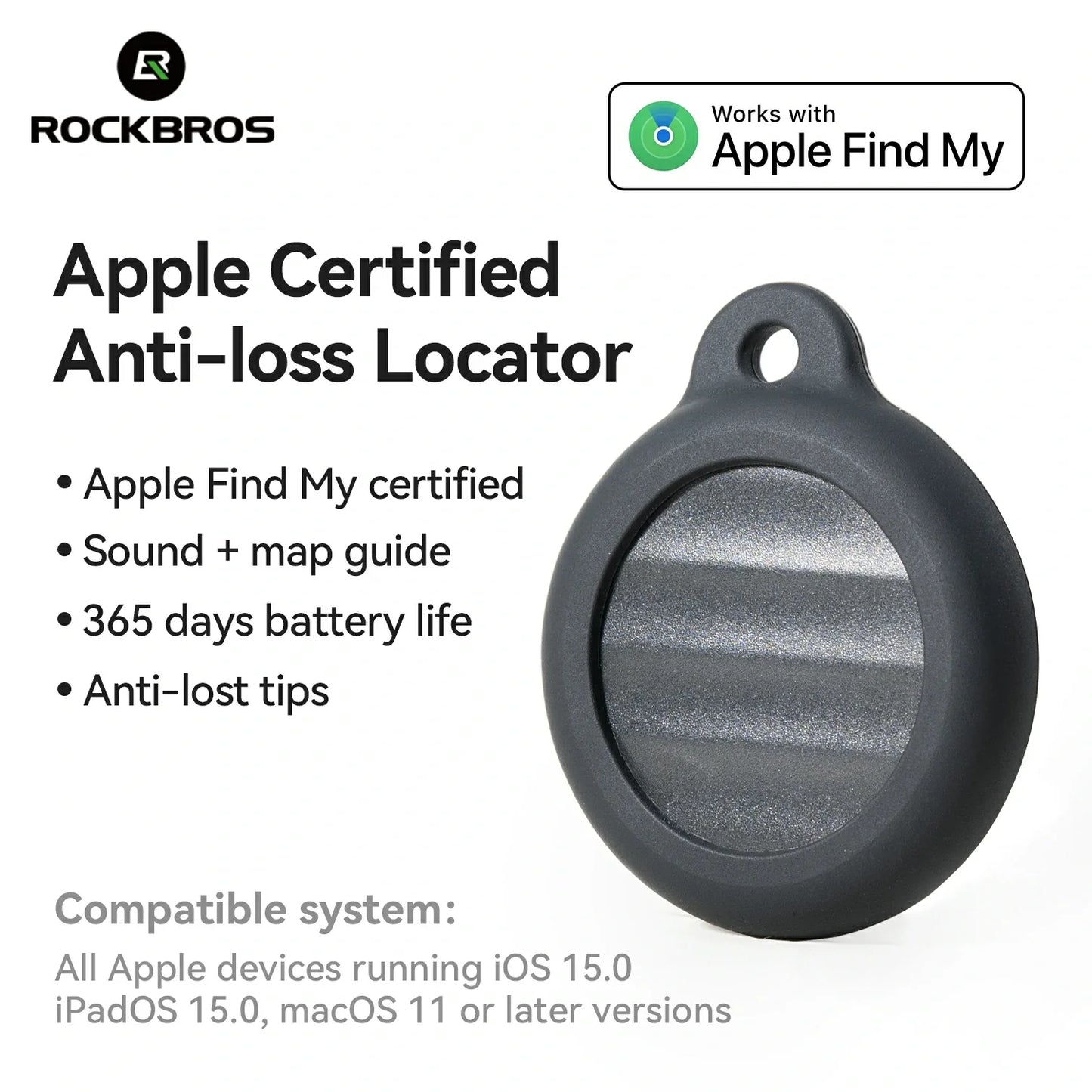 Bike Locator Anti Theft Device Compatible Apple AirTag