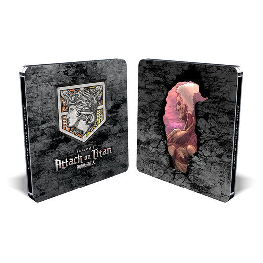 Attack on Titan: Season 3 Limited Edition Steelbook Complete Set (Blu-ray)