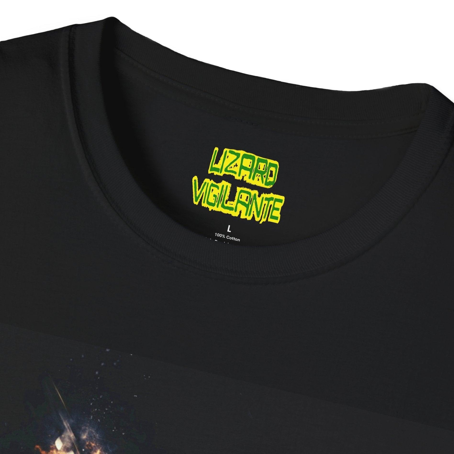 Axe Demo Unisex Softstyle T-Shirt - Lizard Vigilante