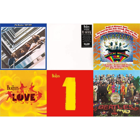Magical Mystery Tour & Beatles 1967-1970 (2023 Edition) (Half-Speed) (3LP) & Love  & 1 (2015 Reissue) & Sgt. Pepper's Lonely Hearts Club Band (2017 Stereo Mix/180G/Original Stencils) & Beatles (The White Album) (2LP)
