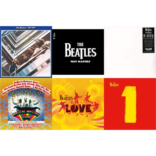 Magical Mystery Tour & Past Masters 1 & 2 & Beatles 1967-1970 (2023 Edition) (Half-Speed) (3LP) & Love  & 1 (2015 Reissue) & Beatles (The White Album) (2LP)