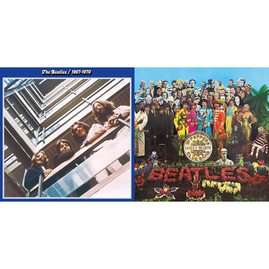 Beatles - Beatles 1967-1970 (2023 Edition) (Half-Speed) (3LP) & Sgt. Pepper's Lonely Hearts Club Band (2017 Stereo Mix/180G/Original Stencils)
