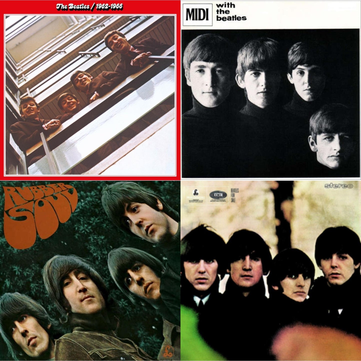 Beatles For Sale & Rubber Soul & With The Beatles & Beatles 1962-1966 (2023 Edition) (Half-Speed) (3LP)