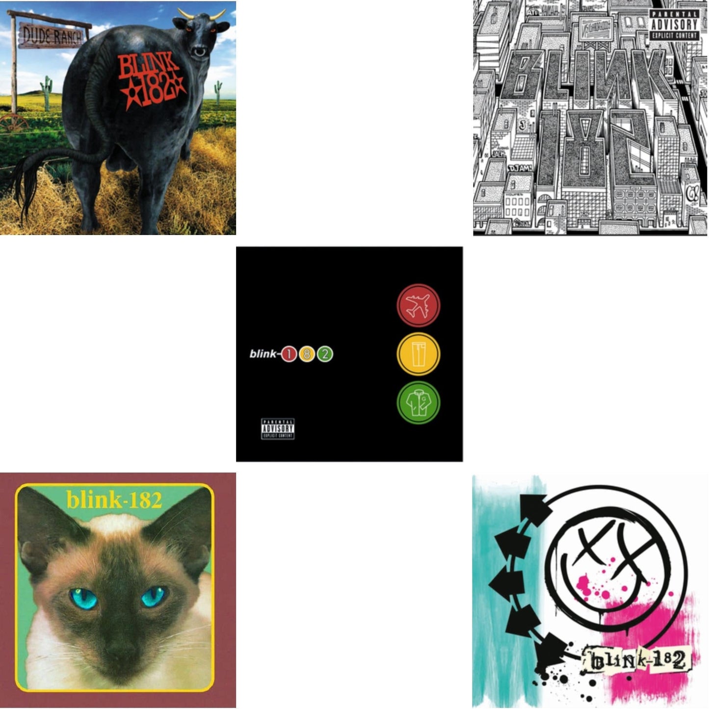 Dude Ranch & Take Off Your Pants & Jacket & Cheshire Cat & Blink-182 & Neighborhoods