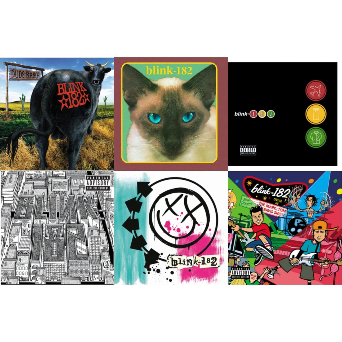 Dude Ranch & Take Off Your Pants & Jacket & Mark Tom & Travis Show (Enema Strikes Back) & Cheshire Cat & Blink-182 & Neighborhoods