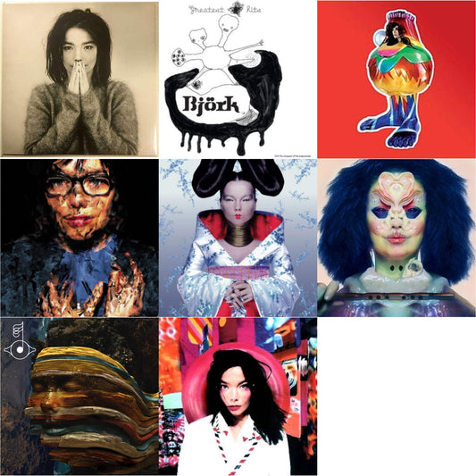 Bjork - Debut & Homogenic & Post & Greatest Hits & Utopia & Selma Songs & Bastards: Remix & Volta - LP Vinyl Bundle