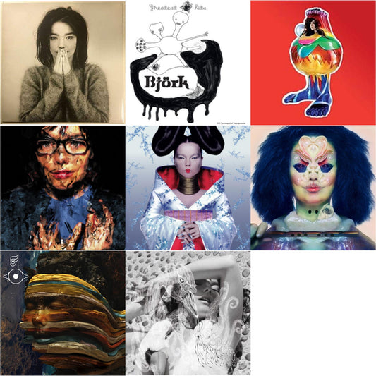 Bjork - Debut & Homogenic & Vespertine & Greatest Hits & Utopia & Selma Songs & Bastards: Remix & Volta - LP Vinyl Bundle