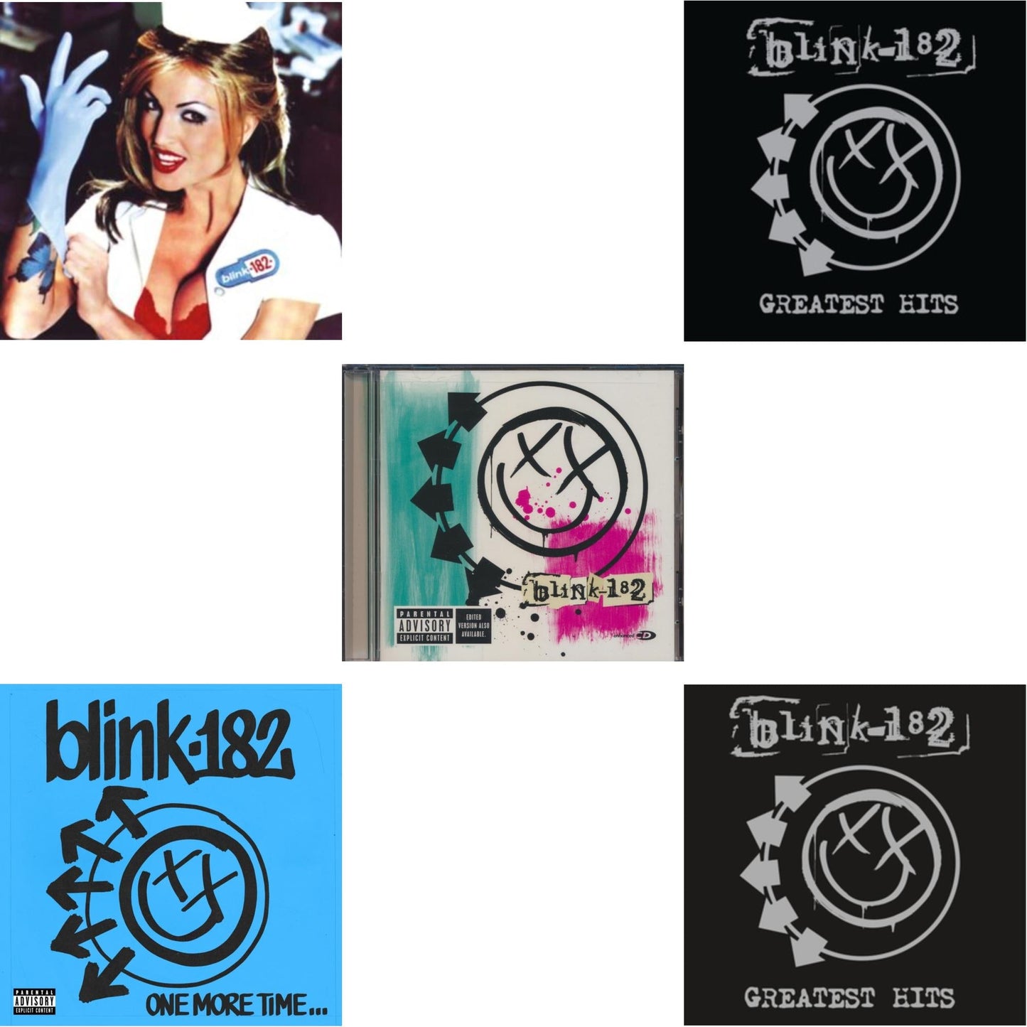 Enema Of The State (X) & One More Time… (X) & Blink-182 & Greatest Hits & Greatest Hits