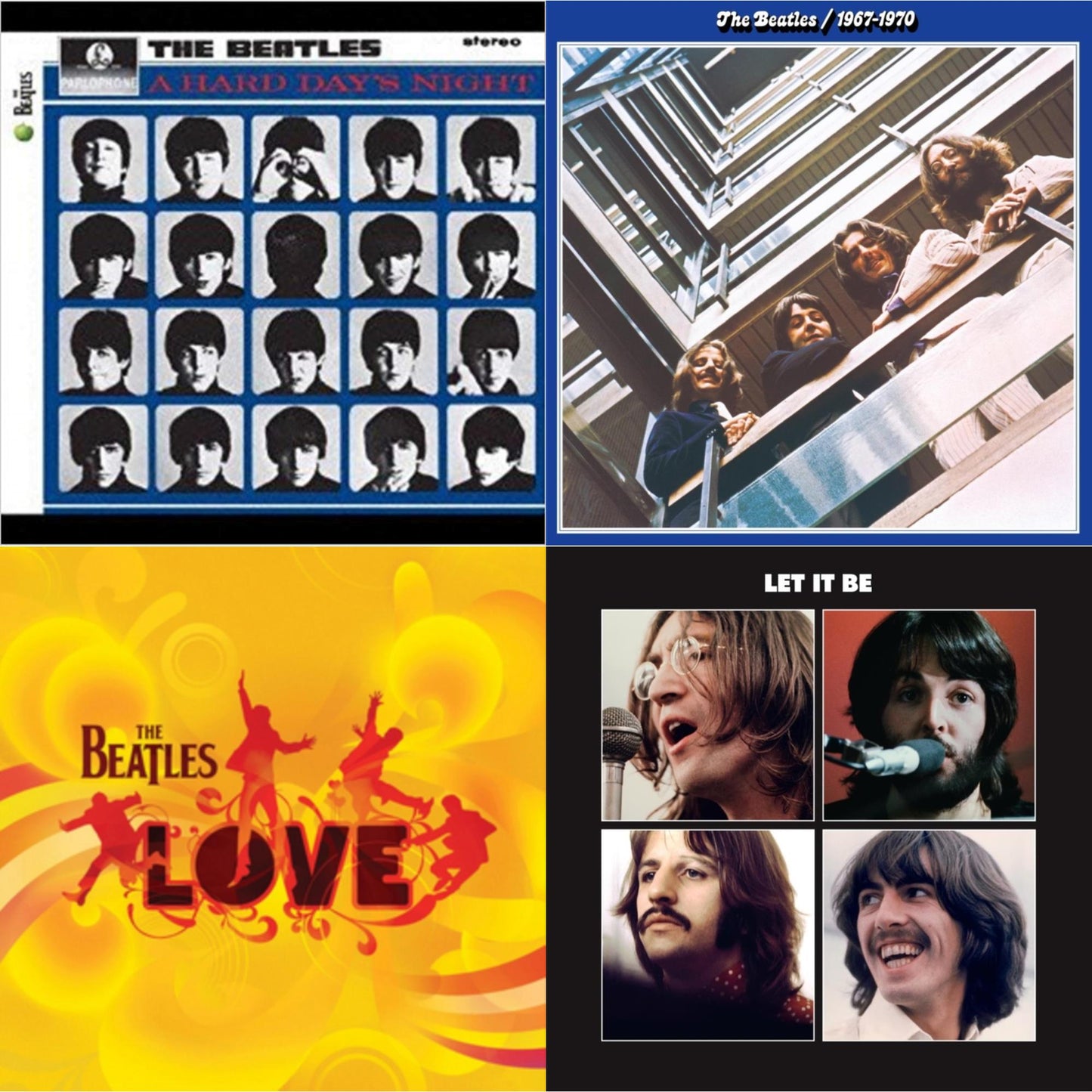 Hard Day's Night & Beatles 1967-1970 (2023 Edition) (Half-Speed) (3LP) & Let It Be Special Edition & Love