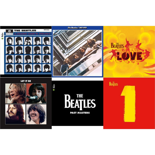 Hard Day's Night & Past Masters 1 & 2 & Beatles 1967-1970 (2023 Edition) (Half-Speed) (3LP) & Let It Be Special Edition & Love  & 1 (2015 Reissue)