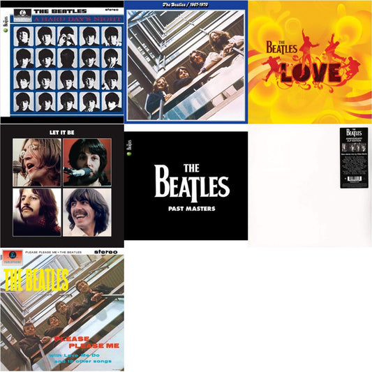 Hard Day's Night & Please Please Me & Past Masters 1 & 2 & Beatles 1967-1970 (2023 Edition) (Half-Speed) (3LP) & Let It Be Special Edition & Love  & Beatles (The White Album) (2LP)