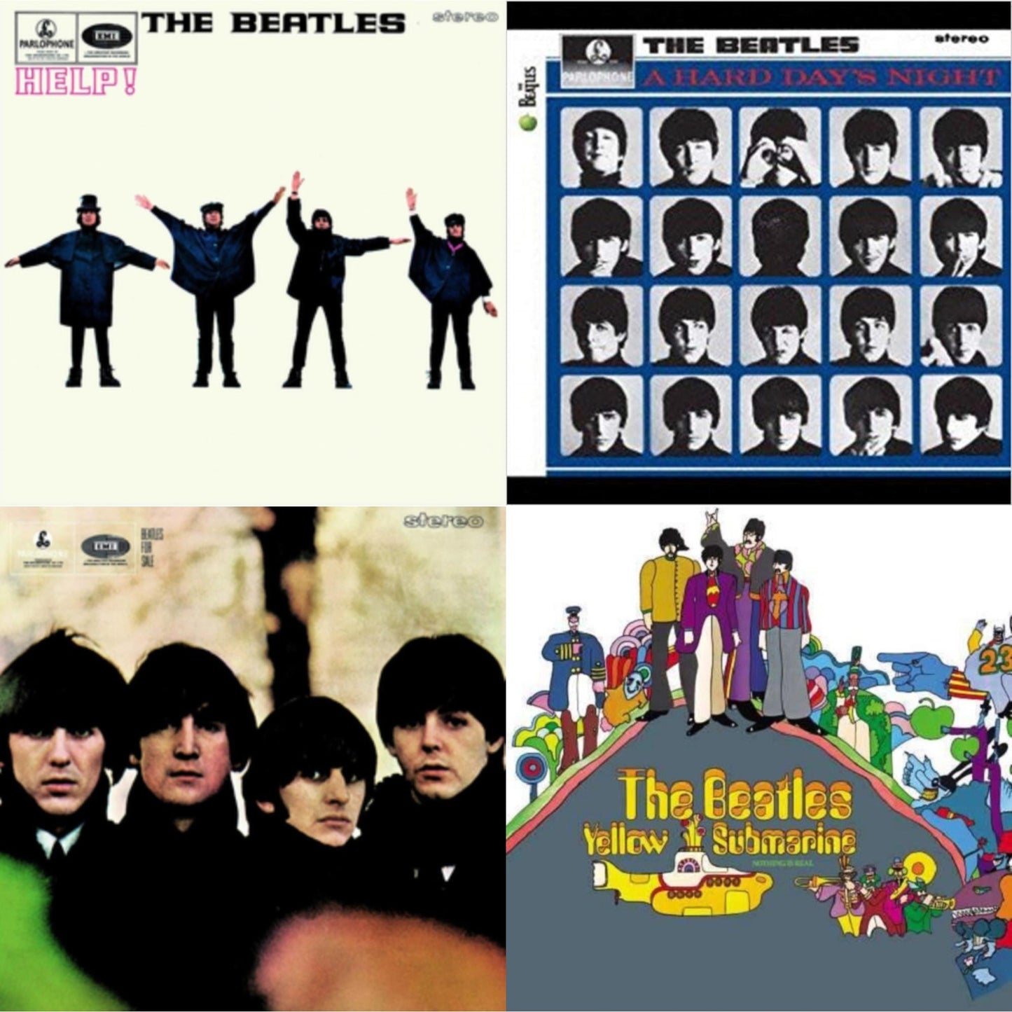 Hard Day's Night & Beatles For Sale & Help & Yellow Submarine