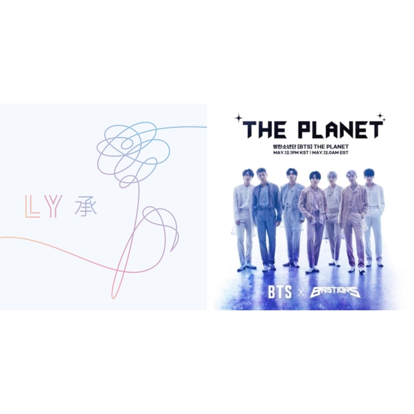 Planet (Bastions Ost) & Love Yourself: Her (4 Different Versions In Photobook)